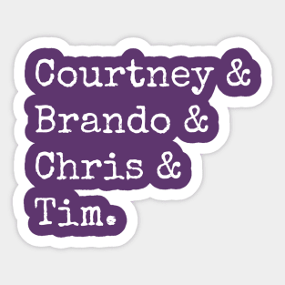 The Courtney Show Sticker